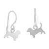 Basset Hound Dangle Earrings