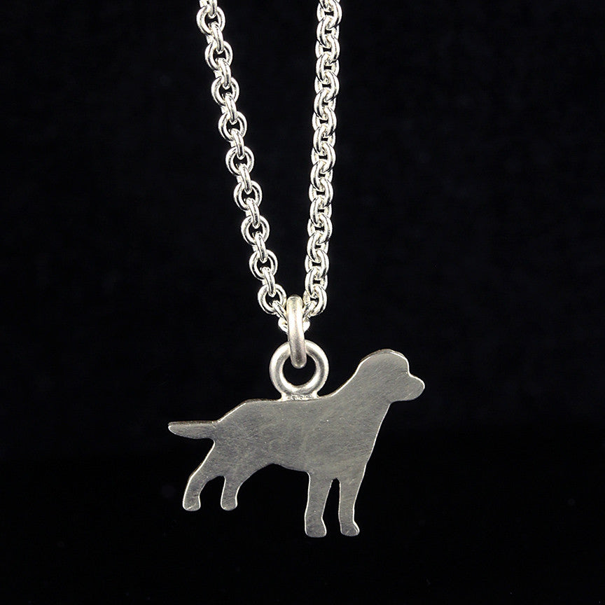Labrador Retriever 'Petite' Necklace Handmade Silver Pendant