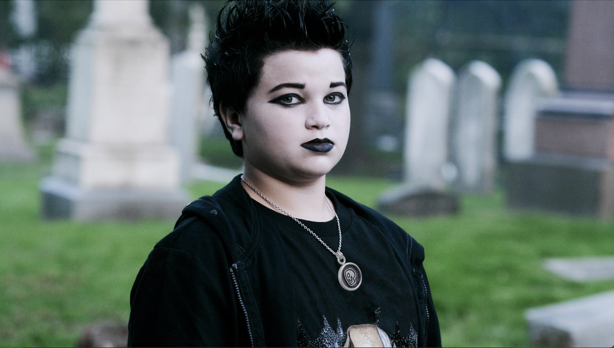 Soprano Goth Kid Memed to wear Creative Dexterity's Memento Mori Jewelry