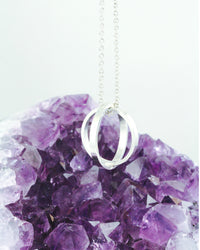 Absolute Cycle - Geometric Orb Pendant