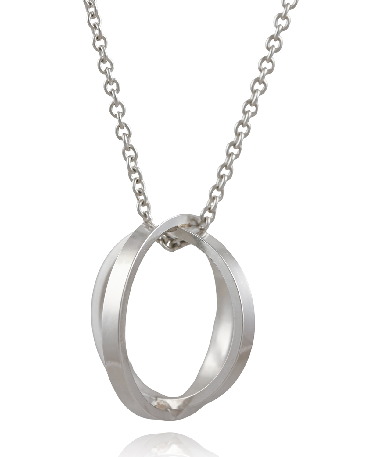 Absolute Cycle - Geometric Orb Pendant by Creative Dexterity - suspended on chain with shadow in background