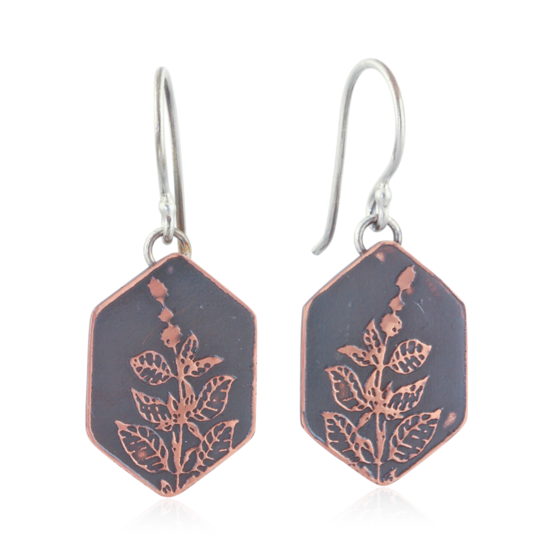 Botanical Wildflower Hexagon Dangles
