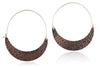 Geometric Path: Copper Hinge Hoops Creative Dexterity