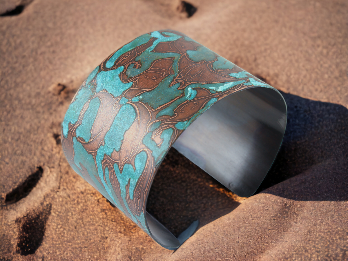 Manta Ray Copper Cuff Creative Dexterity