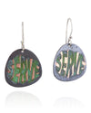 SERVE: Green Bubble Dangle Earrings