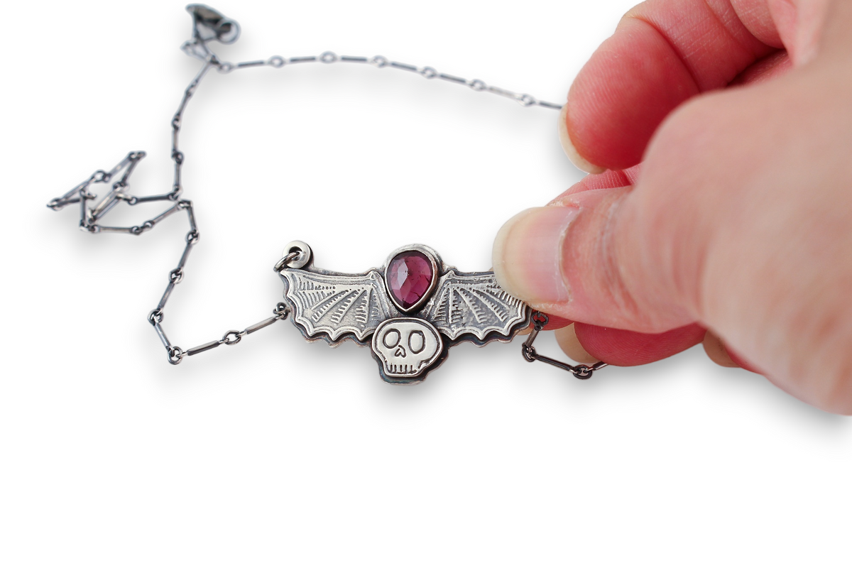 Vampire Pendant with Garnet Creative Dexterity