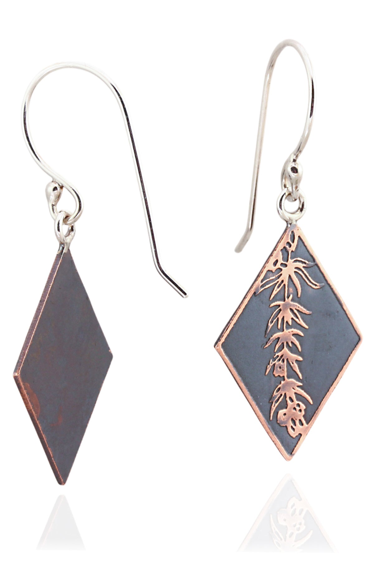 Botanical Wildflower Diamond Dangles