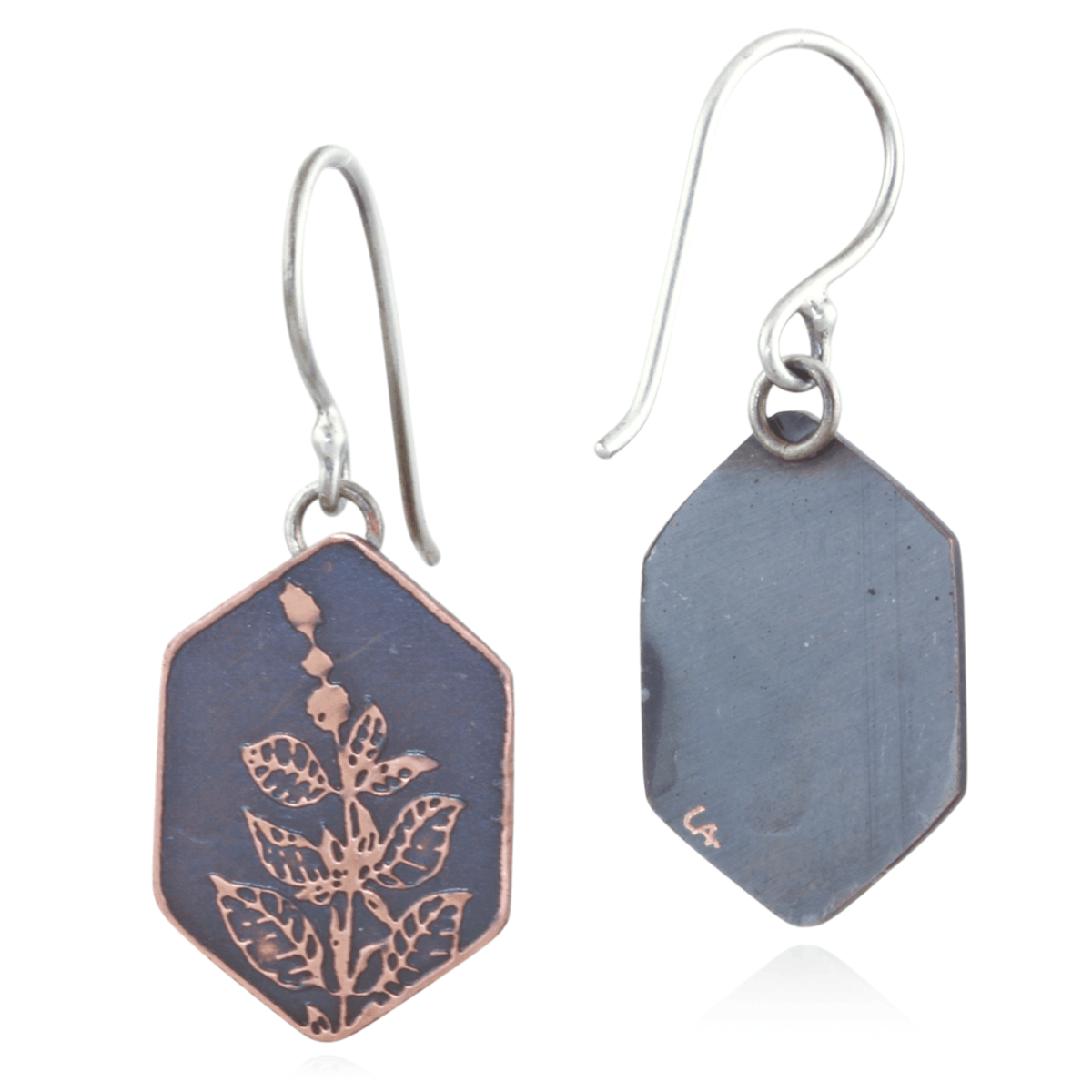 Botanical Wildflower Hexagon Dangles
