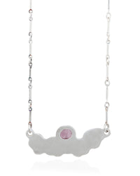 Skull Ossuary with Pink Tourmaline