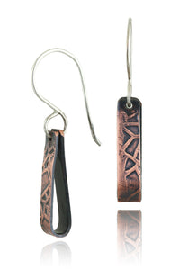 Copper Ribbon Dangles: Geometric Path