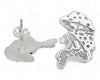 Mushroom Studs Sterling