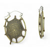 Brass SpiderWeb Hinge Hoops Creative Dexterity