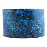 Front View of Brusque Blues Sea Cuff