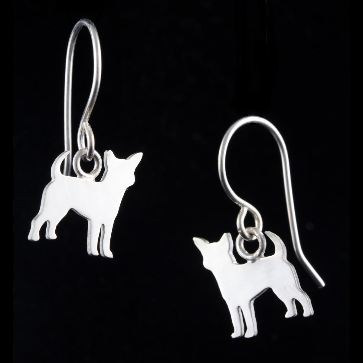 Chihuahua V2 Dangle Earrings Creative Dexterity