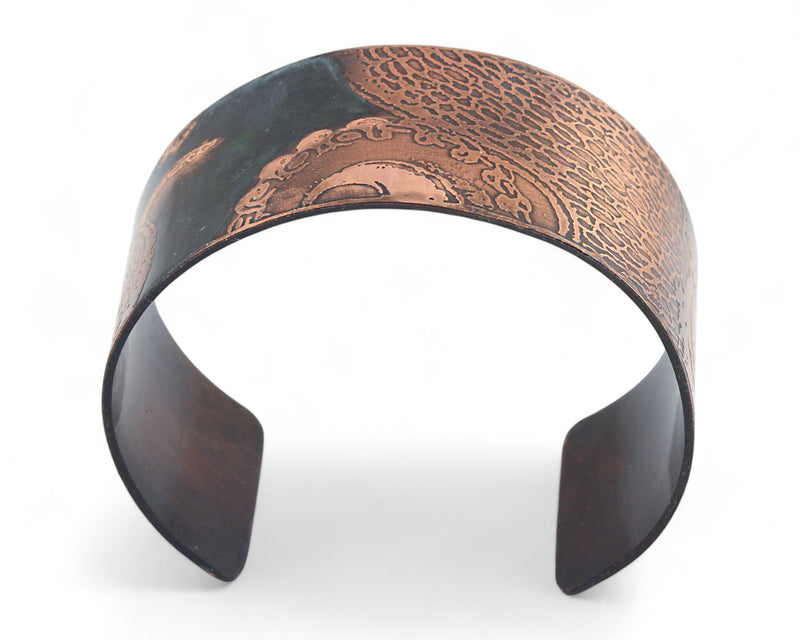 Octopus Sea Themed Copper Cuff (Small)