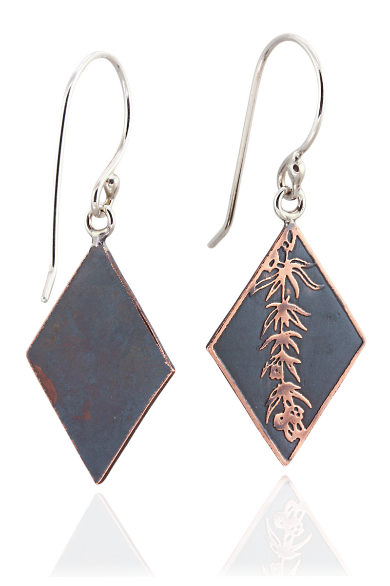 Botanical Wildflower Diamond Dangles