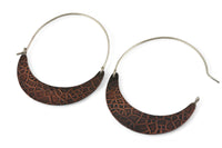 Geometric Path: Copper Hinge Hoops Creative Dexterity