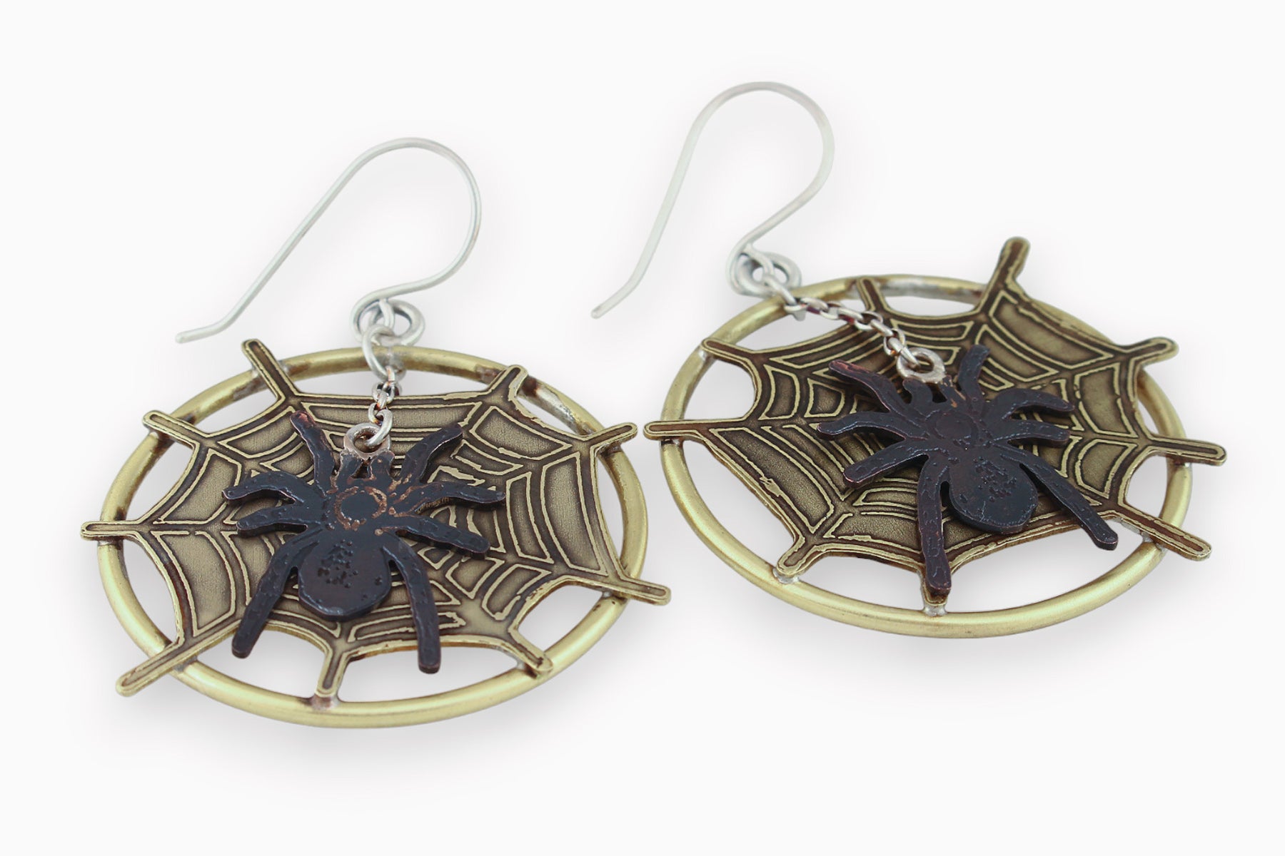 Spiderweb Dangle Earrings