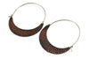 Geometric Path: Copper Hinge Hoops Creative Dexterity