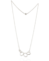 Minimalist Oval Geometric Necklace –  with Magnet Closure