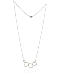 Minimalist Oval Geometric Necklace –  with Magnet Closure
