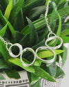 Minimalist Oval Geometric Necklace –  with Magnet Closure