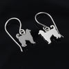 Afghan Hound Dangle Earrings Creative Dexterity