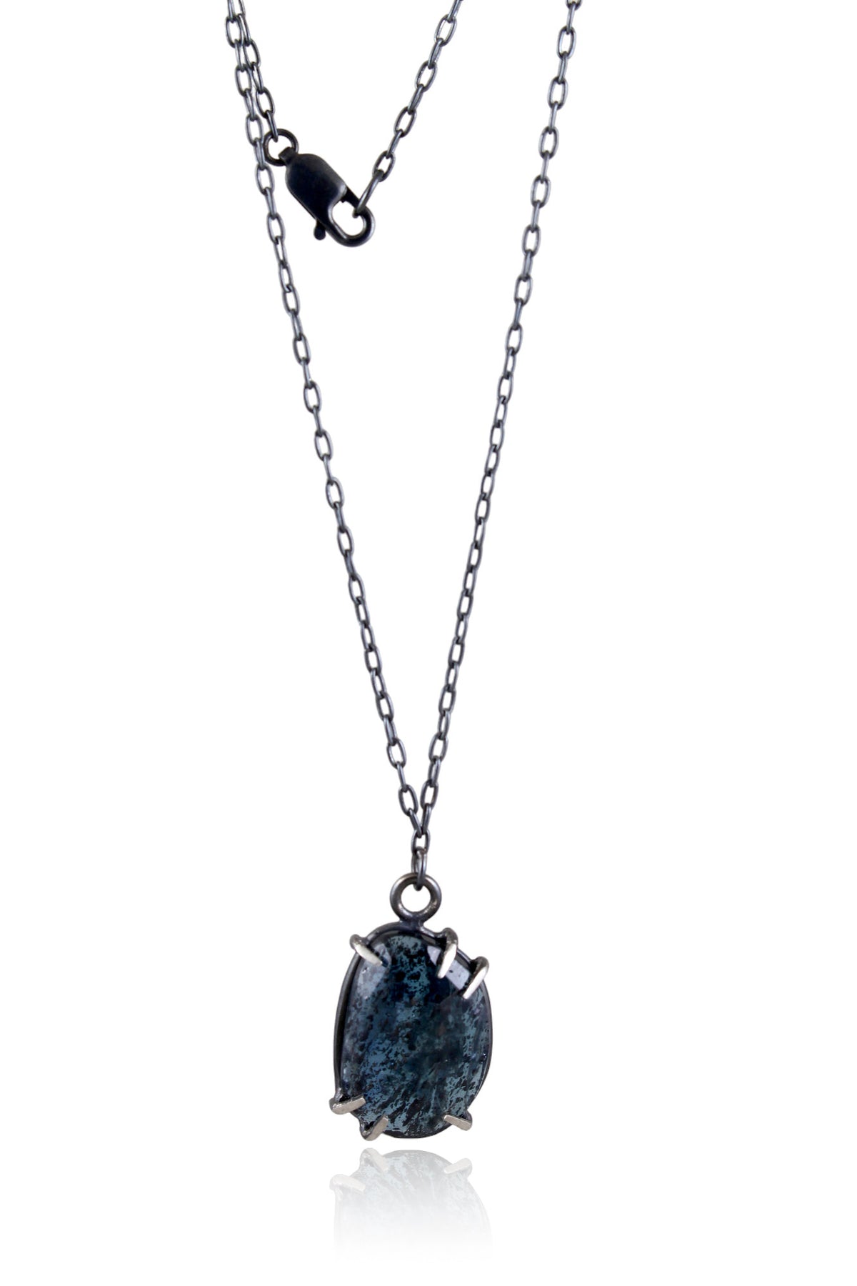 Blue Kyanite Prong Pendant Creative Dexterity