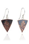 Botanical Wildflower Triangle Dangles