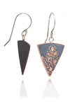 Botanical Wildflower Triangle Dangles