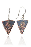 Botanical Wildflower Triangle Dangles