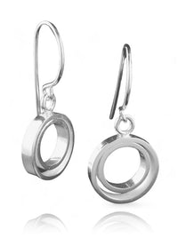 Double Circle Ear Dangles