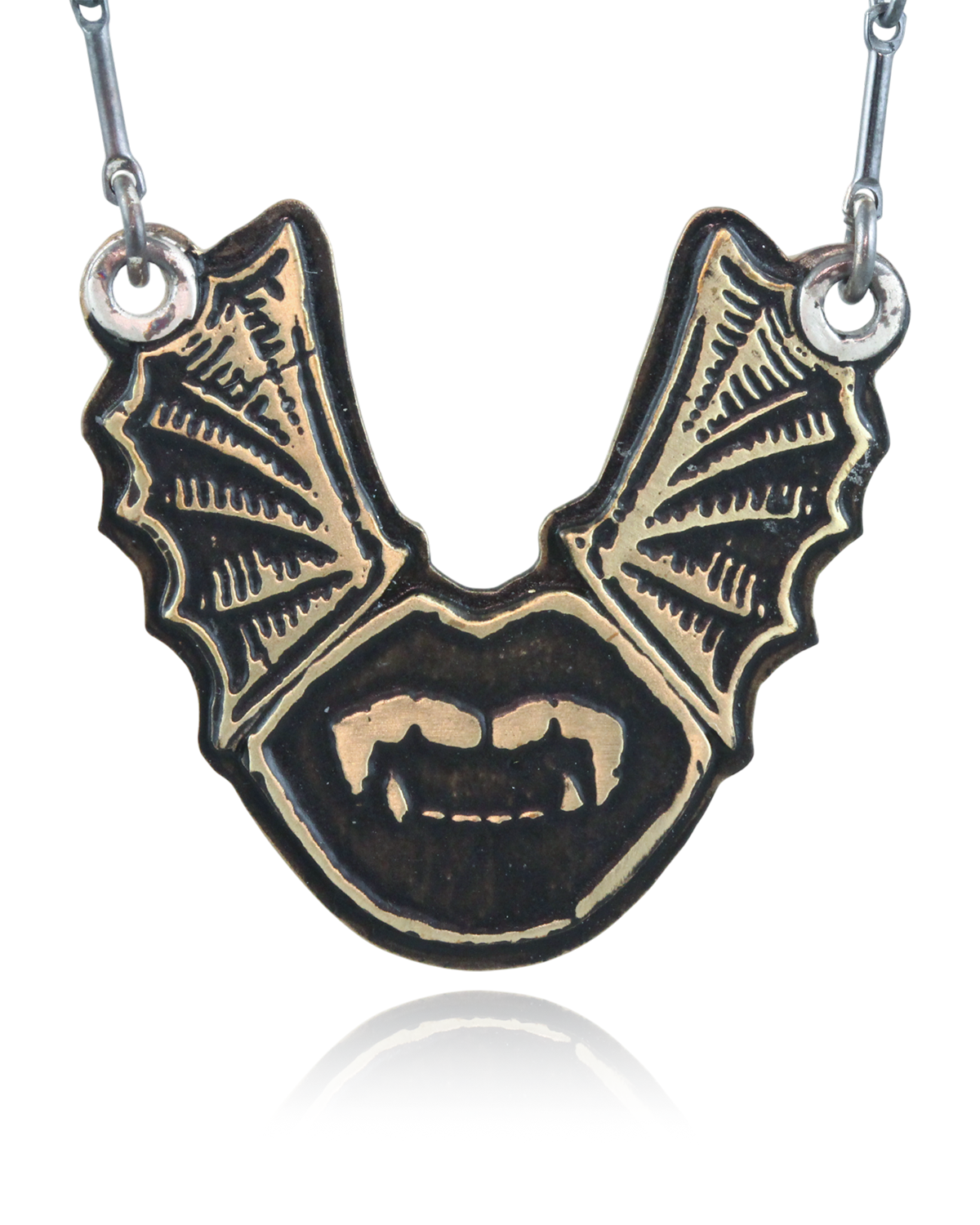 Fang-U! : Vampire Bite in Flight Necklace