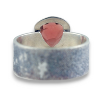 Trillion Rosecut Garnet Ring - Second Sale