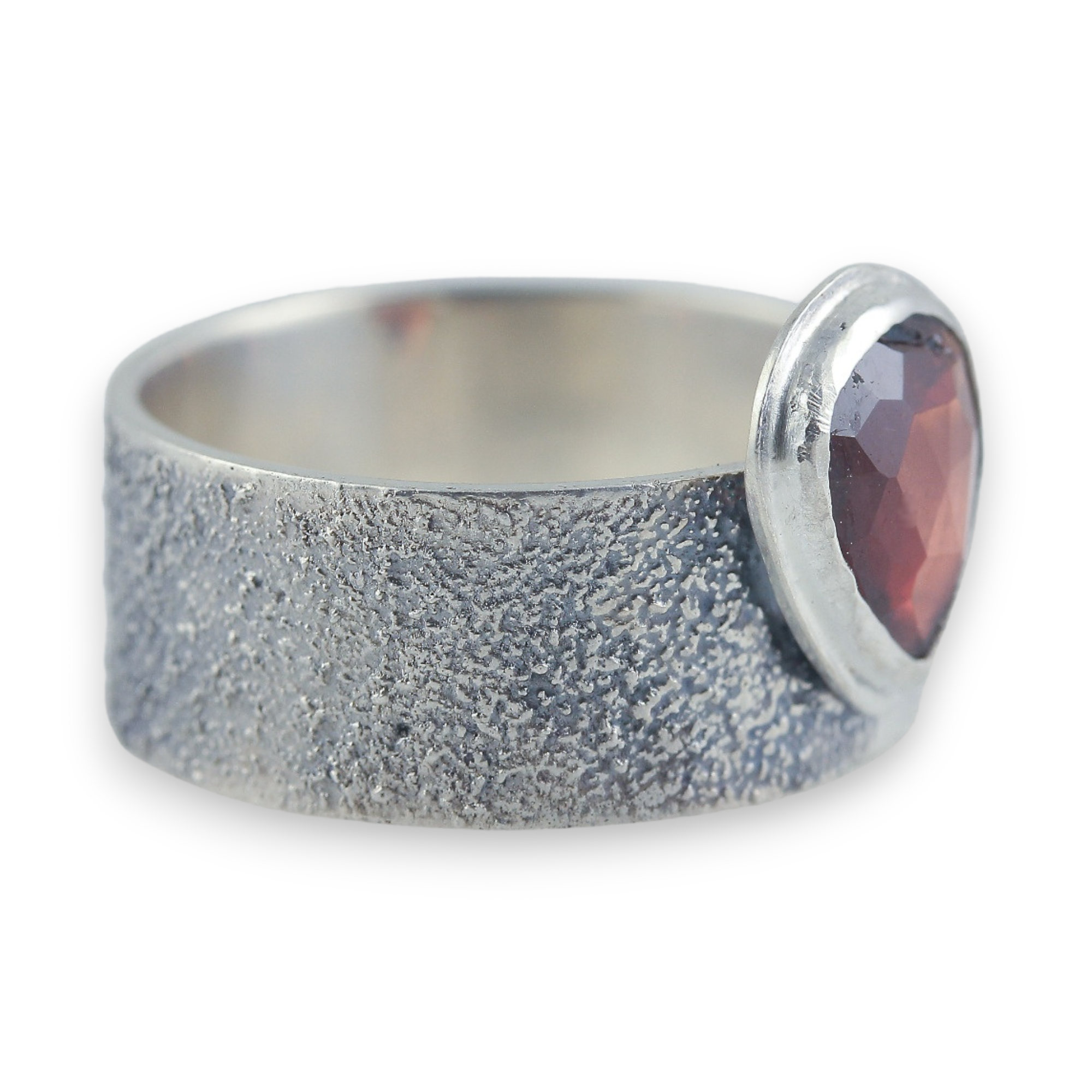 Trillion Rosecut Garnet Ring: Size 8 - Second Sale