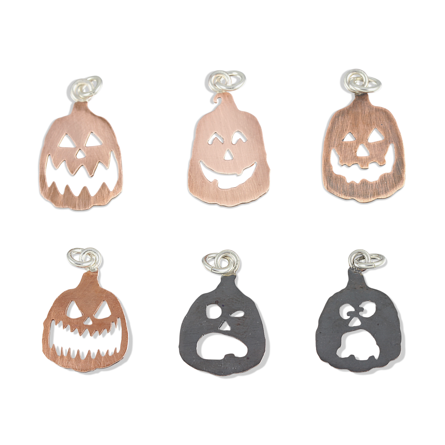 Halloween Pumpkin Pendants and Adjustable Rings