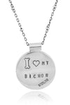 I Love My Bichon Necklace