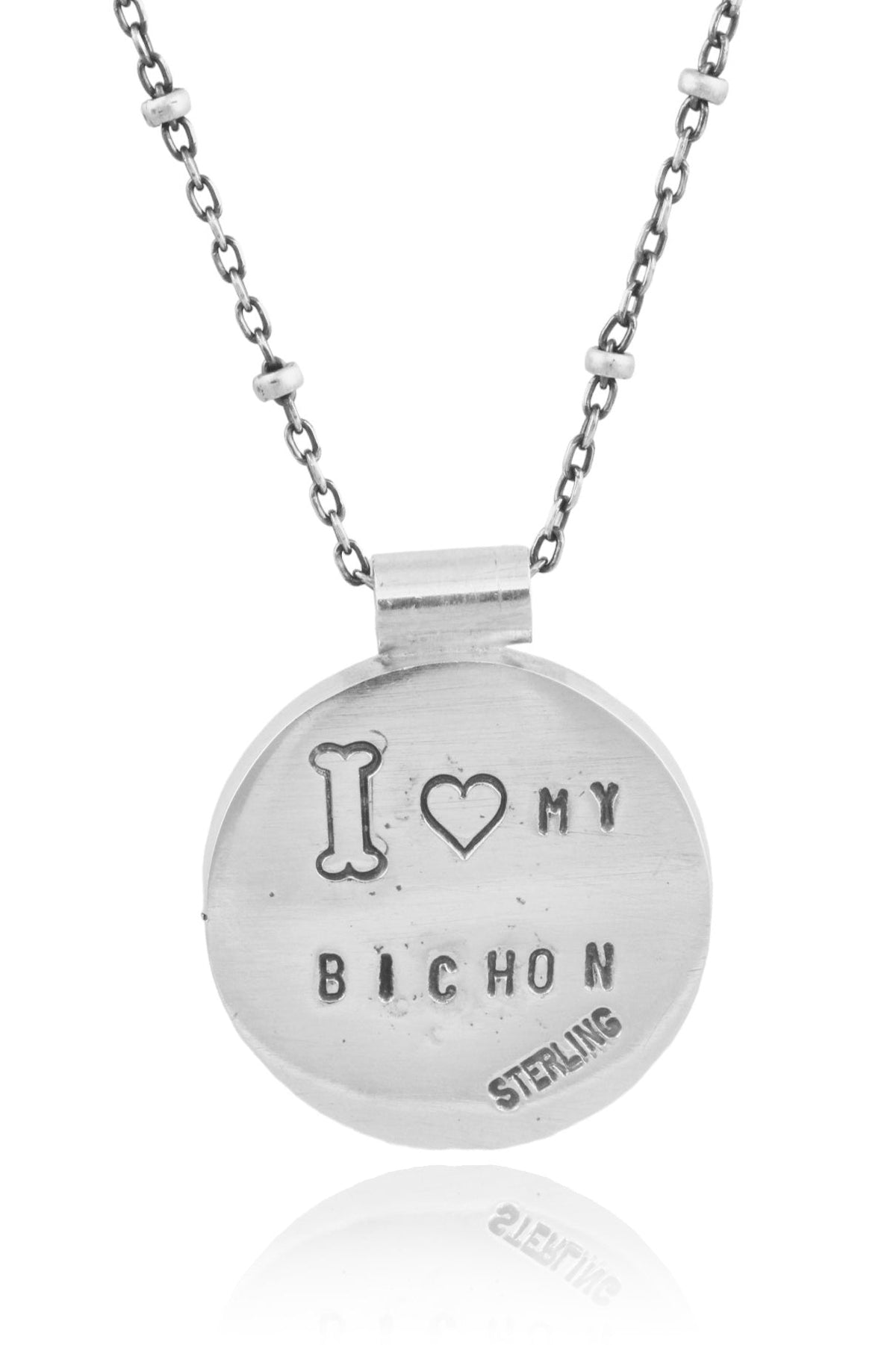 I Love My Bichon Necklace Creative Dexterity