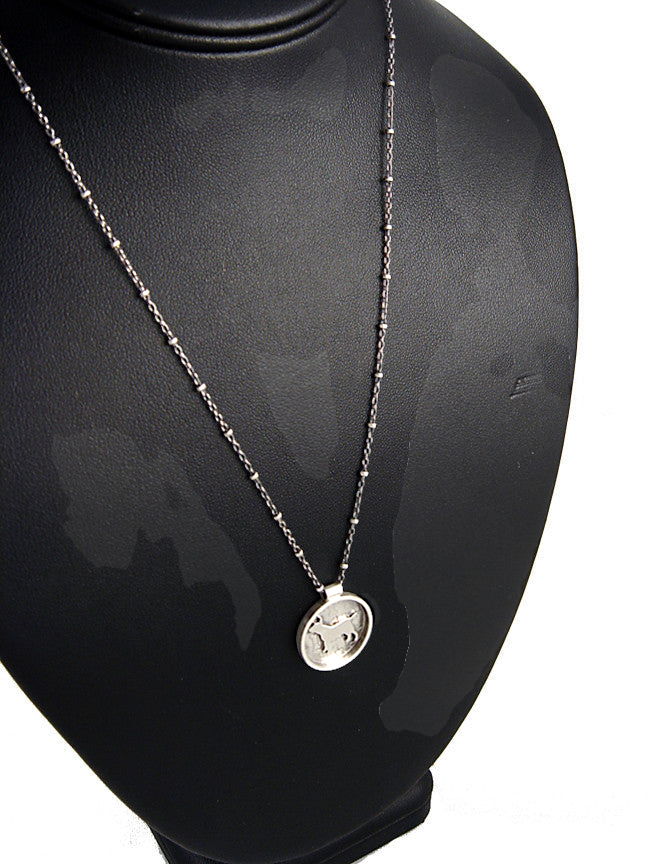 I Love My Bull Terrier Necklace Creative Dexterity