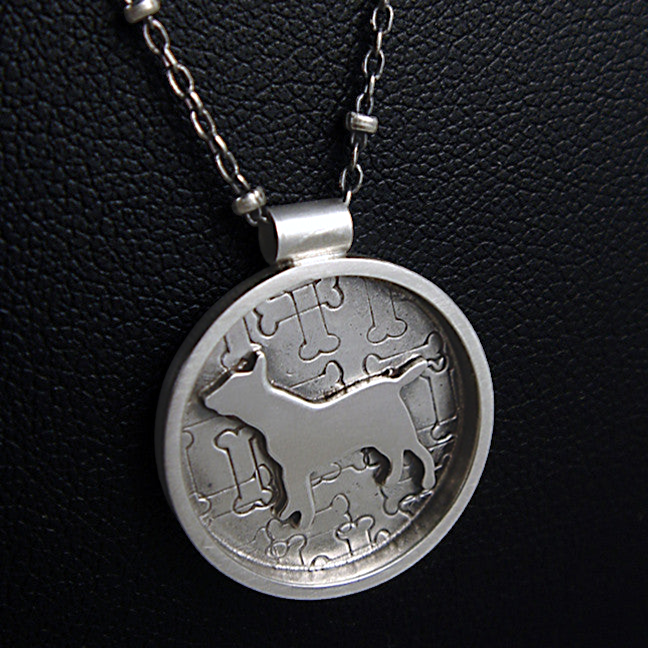 I Love My Bull Terrier Necklace Creative Dexterity