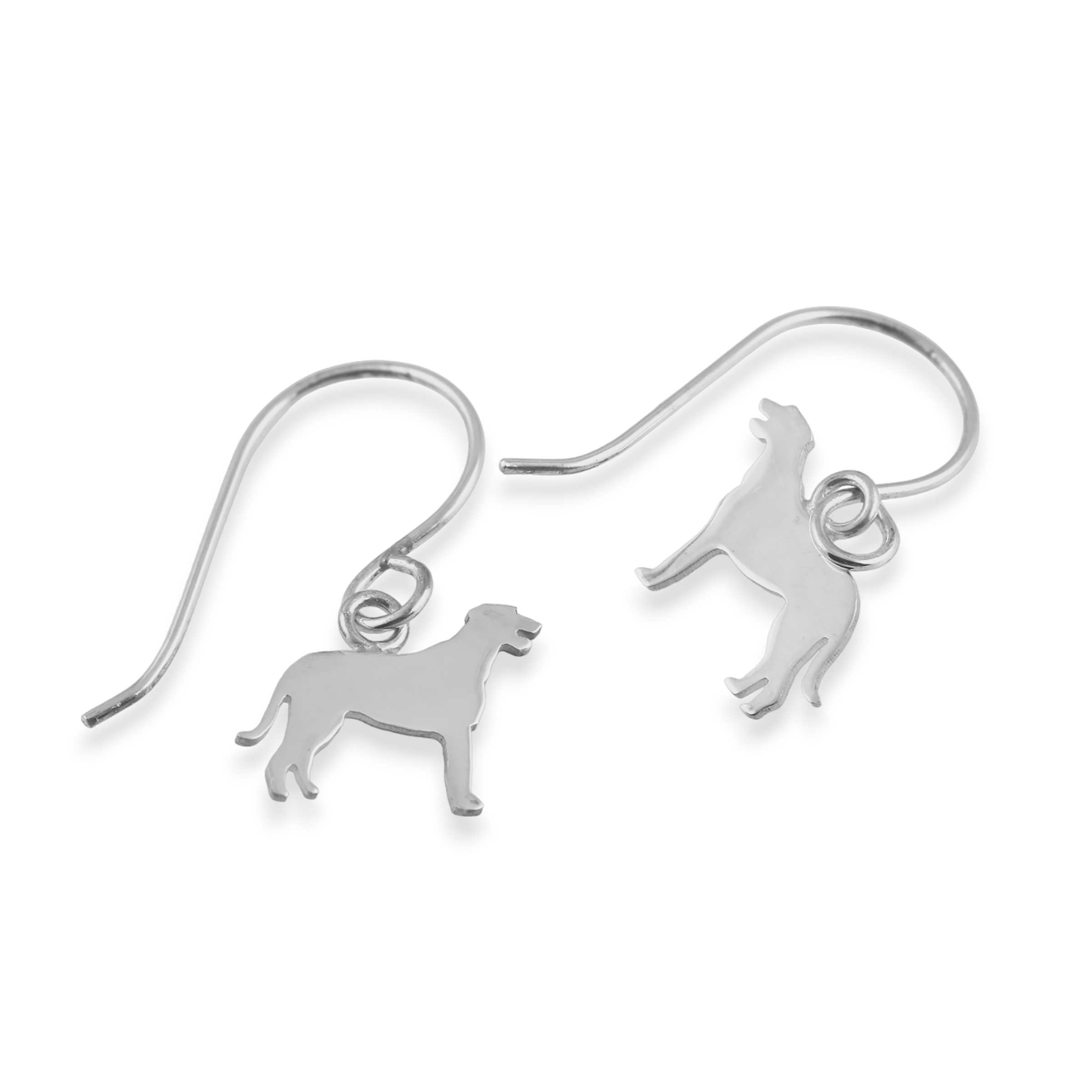 Irish Wolfhound Dangle Earrings