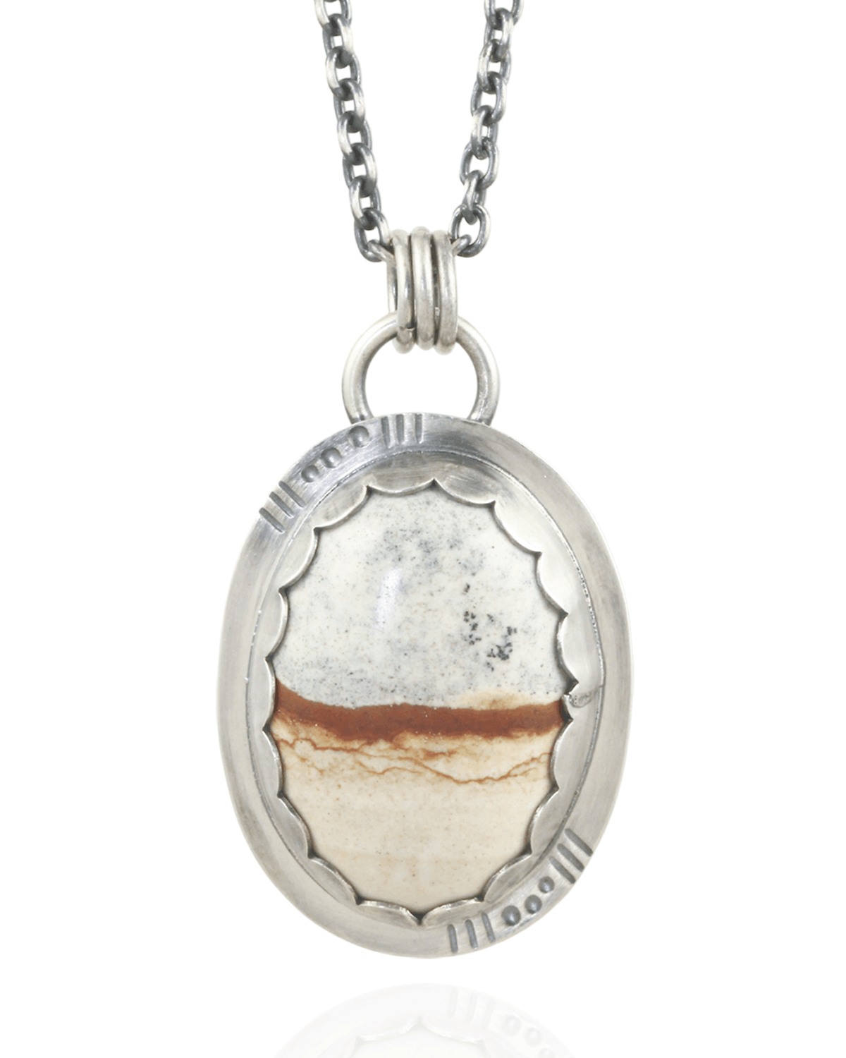 Dessert Portrait: Picture Jasper with Cactus Back