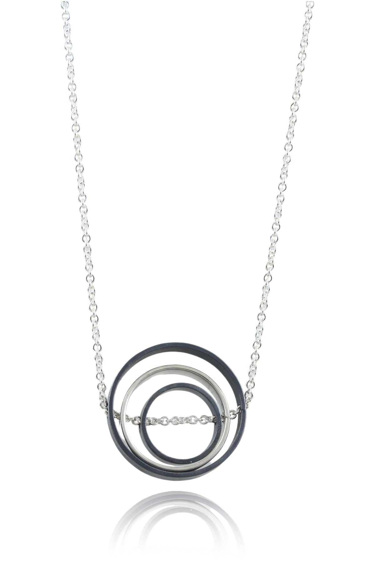 O.C.D. Circle OSO Grayscale Fidget Necklace Creative Dexterity