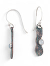 Patina: Turquoise Mermaid with Mini Aquamarine Bubble Dangles