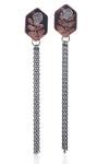 Botanical Kindred Skull Fringe Studs