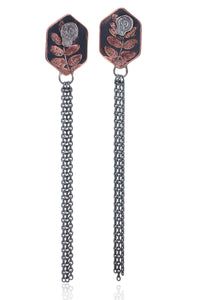 Botanical Kindred Skull Fringe Studs