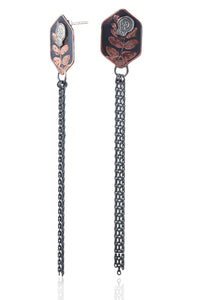 Botanical Kindred Skull Fringe Studs