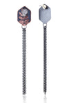 Botanical Kindred Skull Fringe Studs