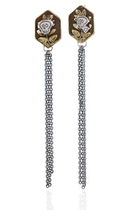 Botanical Kindred Skull Fringe Studs