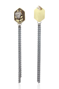 Botanical Kindred Skull Fringe Studs